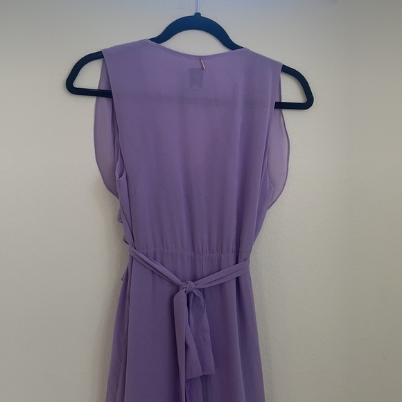 Misa Los Angeles Liliac Ilune Wrap dress ruffle tiered sleeveless midi S NWT - Picture 12 of 12